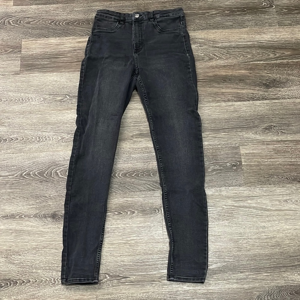 H&M Divided black jeans, size 6, lightly worn!